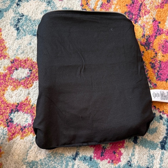 The Drop Black Faux Leather Wristlet Clutch - Picture 9 of 10